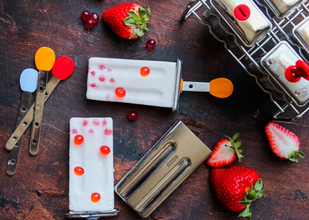 Stainless Steel Popsicle Molds and Rack, Square Shape, Steel Sticks - Image 7